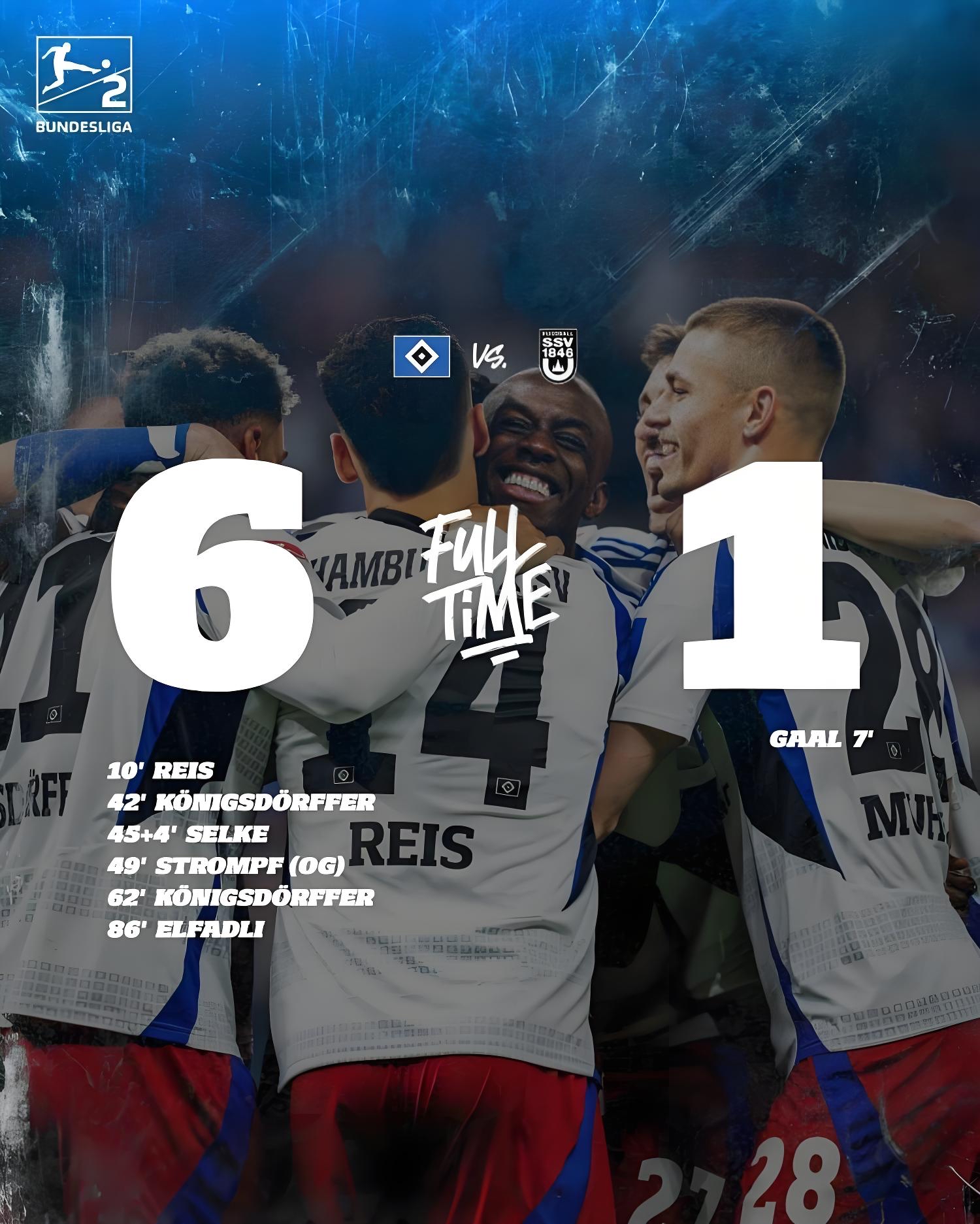 汉堡队以惊人表现力赢得关键胜利的简单介绍 汉堡队以惊人表现力赢得关键胜利的简单介绍