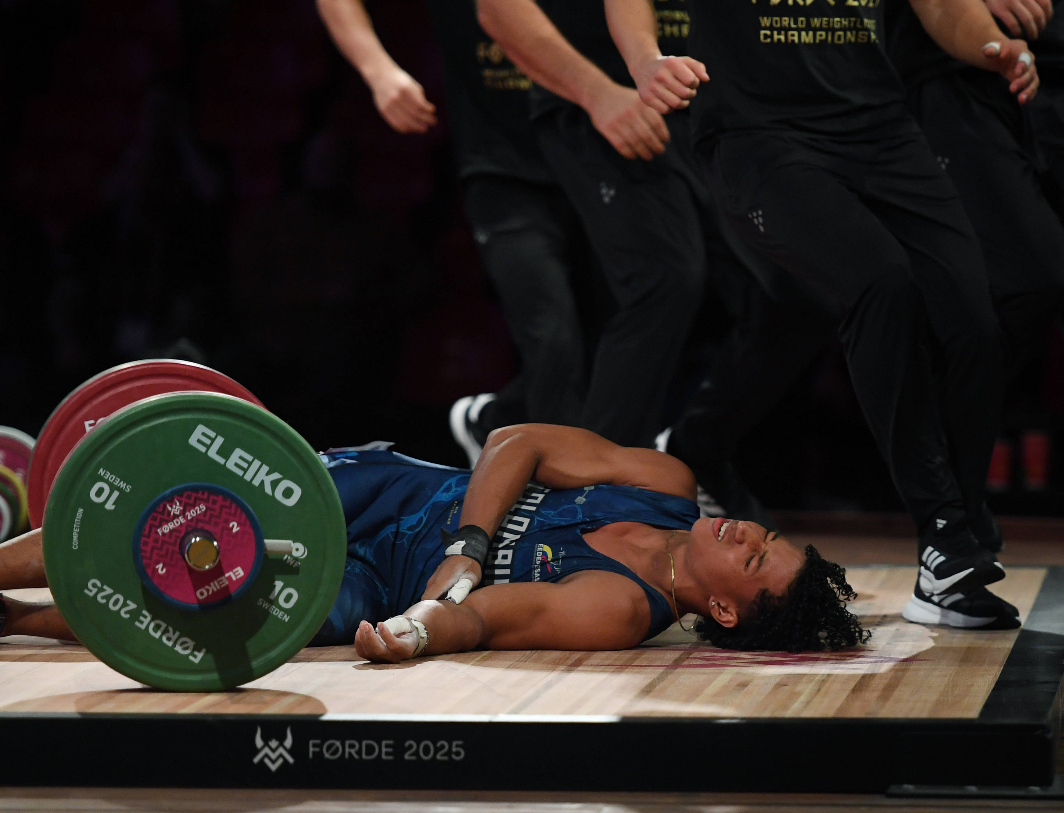 举重男子抓举:哥伦比亚选手夺冠!的简单介绍 举重男子抓举:哥伦比亚选手夺冠!的简单介绍