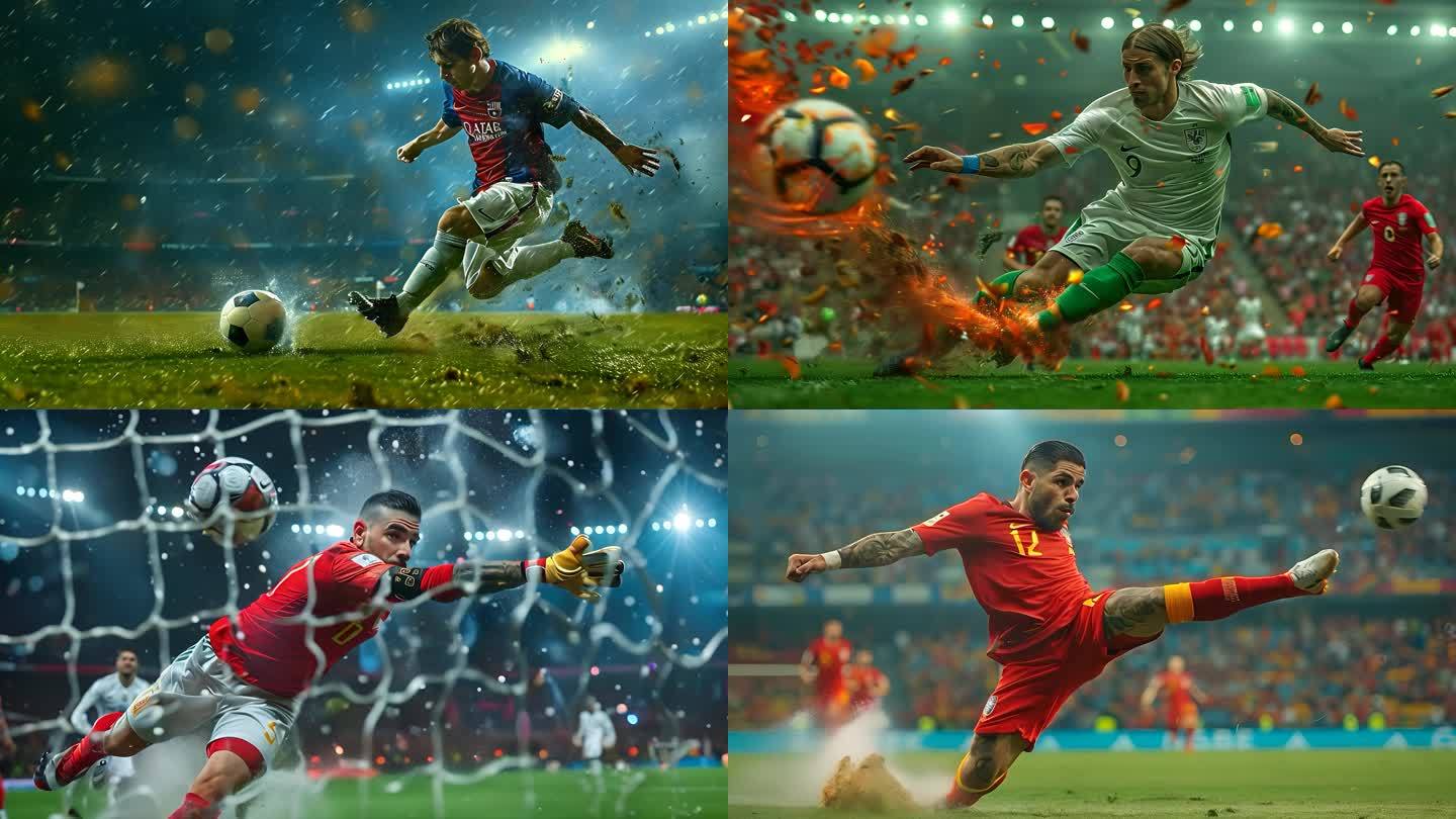 场上战术交锋!足球赛事精彩瞬间! 场上战术交锋!足球赛事精彩瞬间!